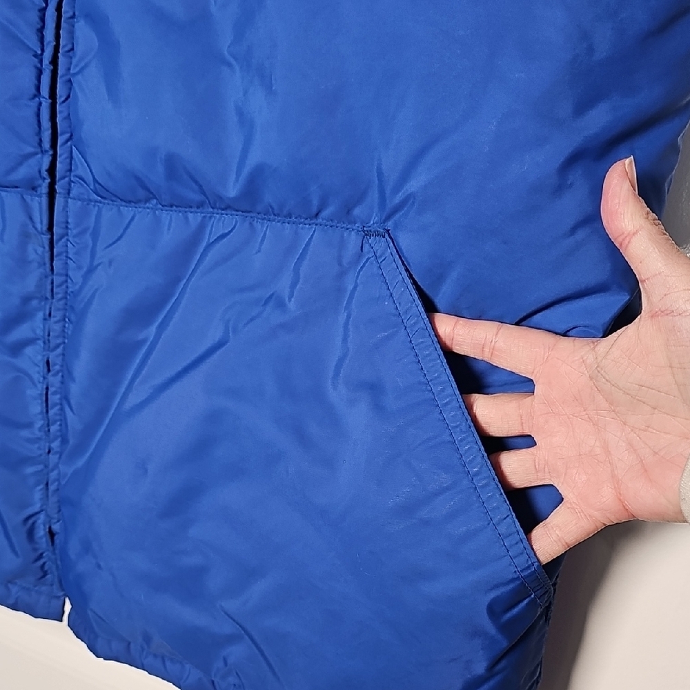 REI Men's Vibrant Blue Puffer Vest - Picture 7 of 16